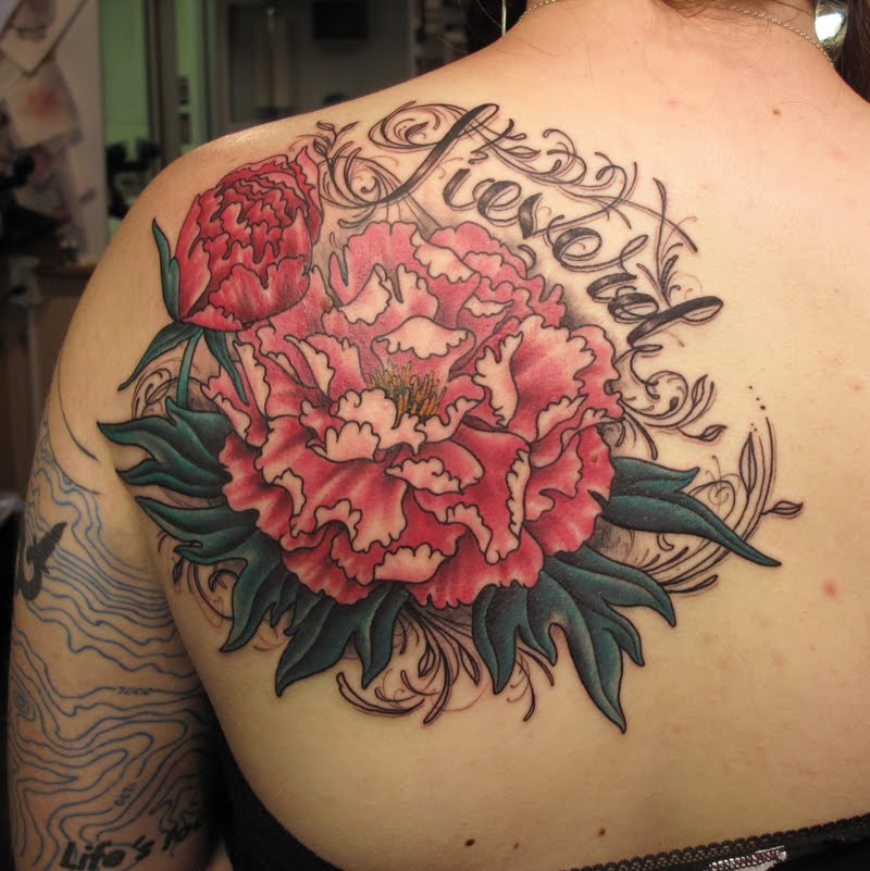 of elements I especially enjoy tattooing flowers lettering filigree