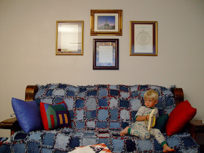 Reed and Angela's wedding quilt.