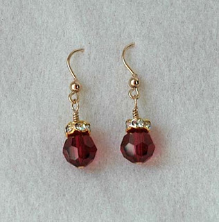 pretty valentine earrings from Koryn