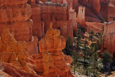 our Texas friends call this rock formation in the middle as bunny kissing squirrel!