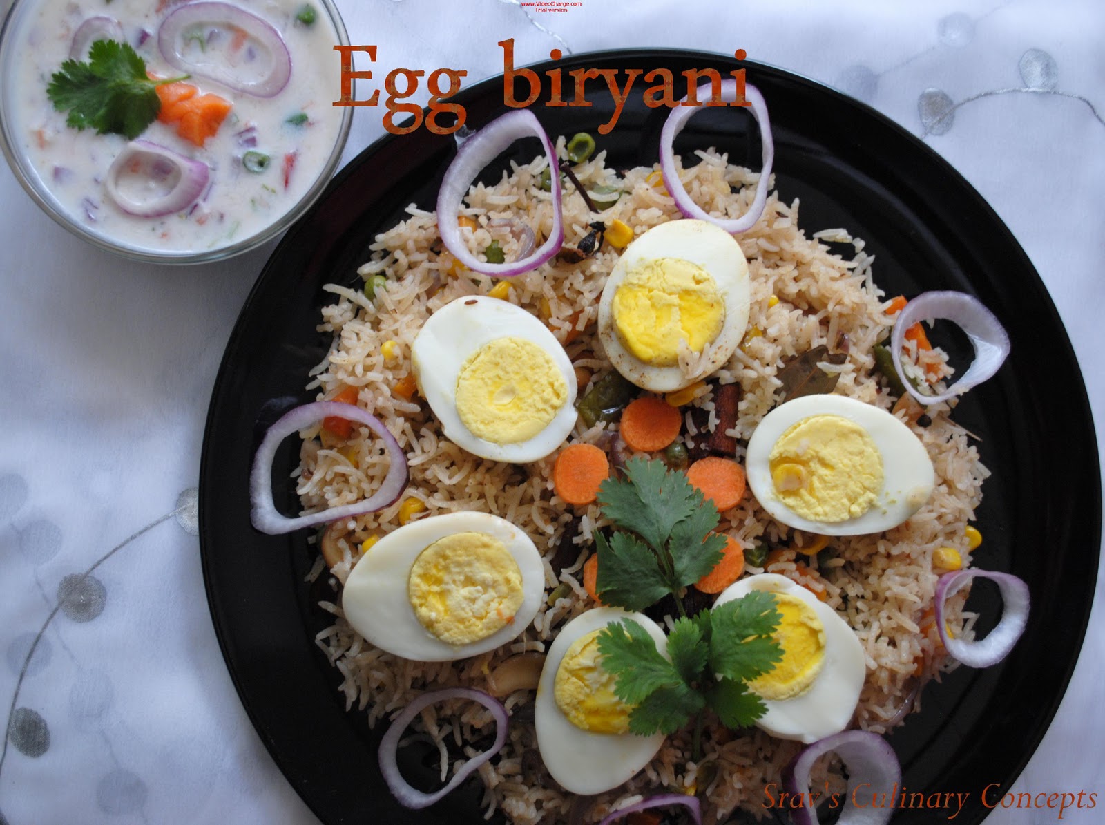 Srav's Culinary Concepts: Simple Egg Biryani