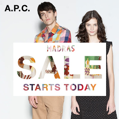 A.P.C. Madras sale!