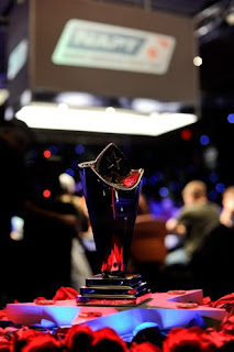The trophy won by Tom Marchese at the NAPT Venetian Main Event