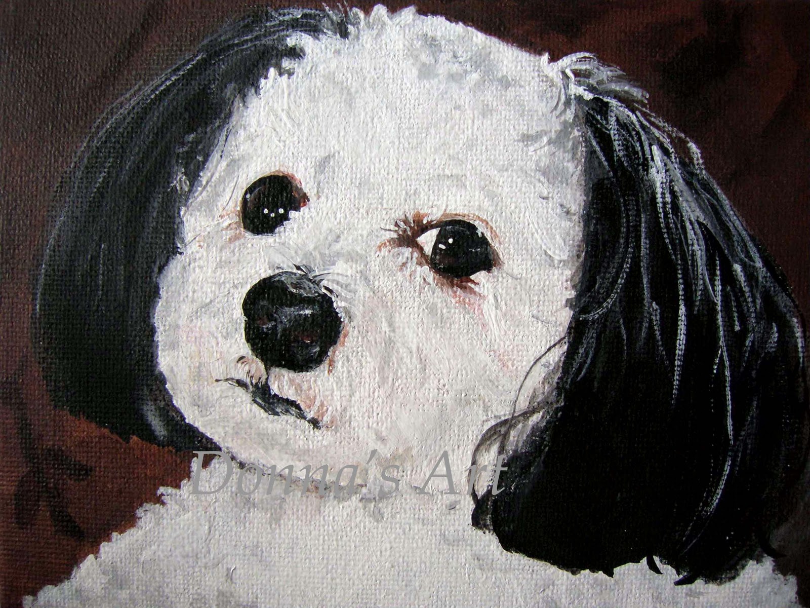 Donna's Art at Mourning Dove Cottage: Pet Paintings