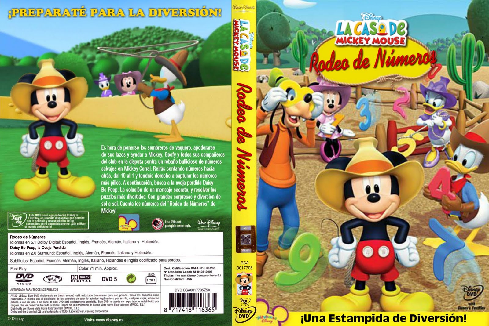 A Casa do Mickey Mouse: Rodeio dos Números DVDRip RMVB Dublado