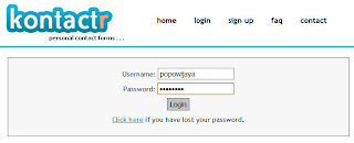 Create Form Contact Us