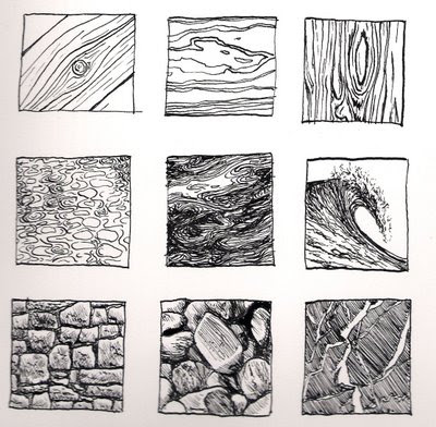 Drawing Wood Texture