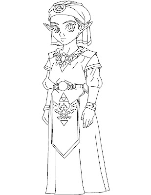 New Set of Zelda Coloring Pages