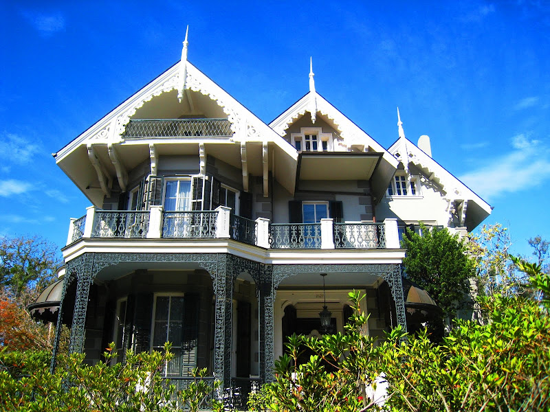 Sandra Bullock's ornate Victorian home in the Garden District of New Orleans