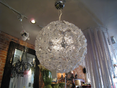  Round Glass Flower Chandelier from The Empty Vase