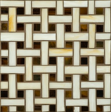 glass tile mosaic. weave glass mosaic tile in