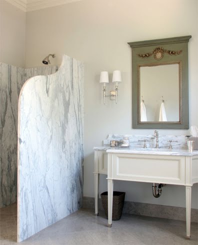 White Bathroom Mirror on All About Home Decoration   Furniture  Bath Week  Some Random Baths I
