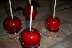 homemade toffee apples.....