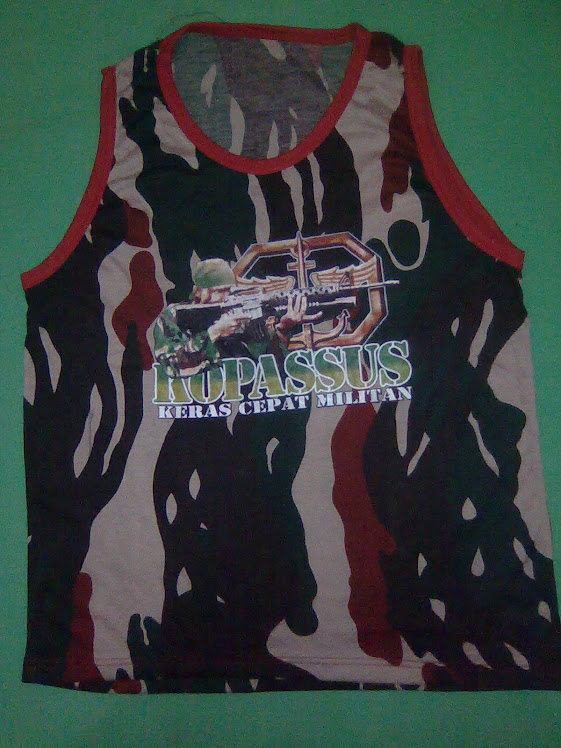 Singlet Dewasa Loreng Kopasus