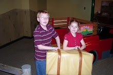 The kids at the Musuem in the mall