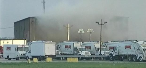 Video report on Rumpke fire
