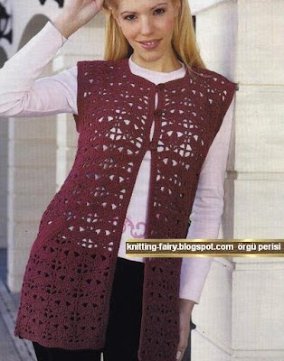 YELEK ÖRGÜ MODELİ