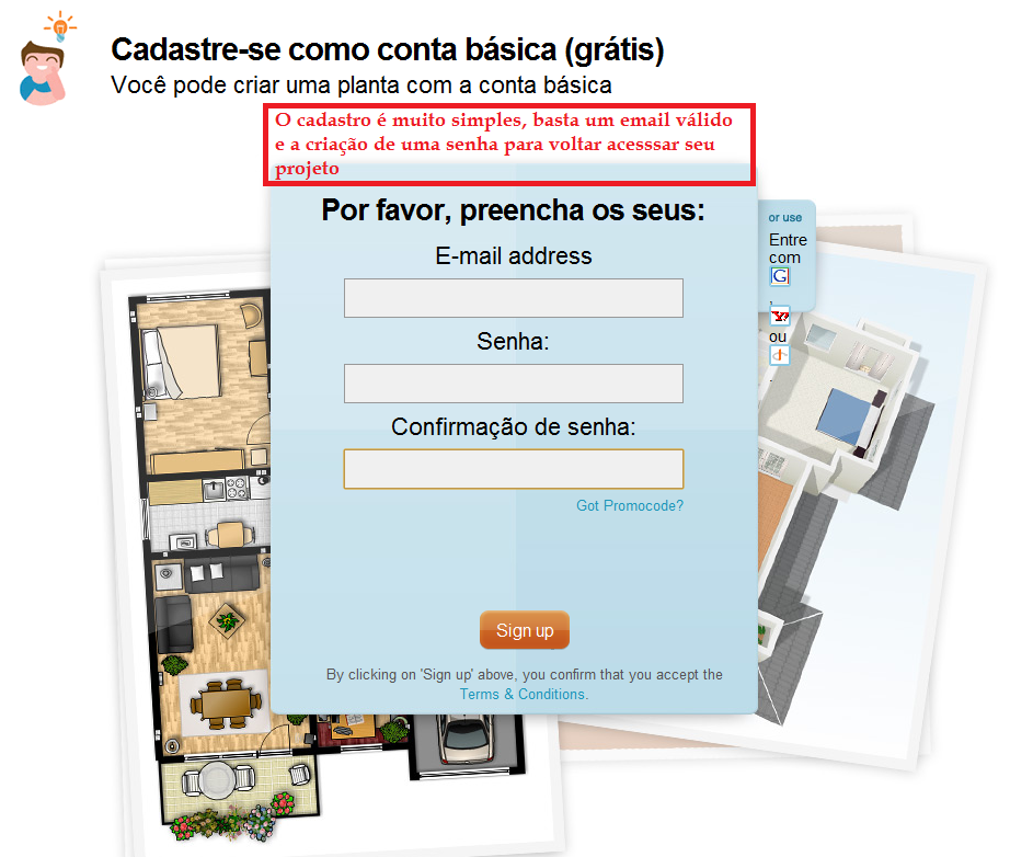 infoFUTIL: Fazendo Plantas Baixas Floorplanner