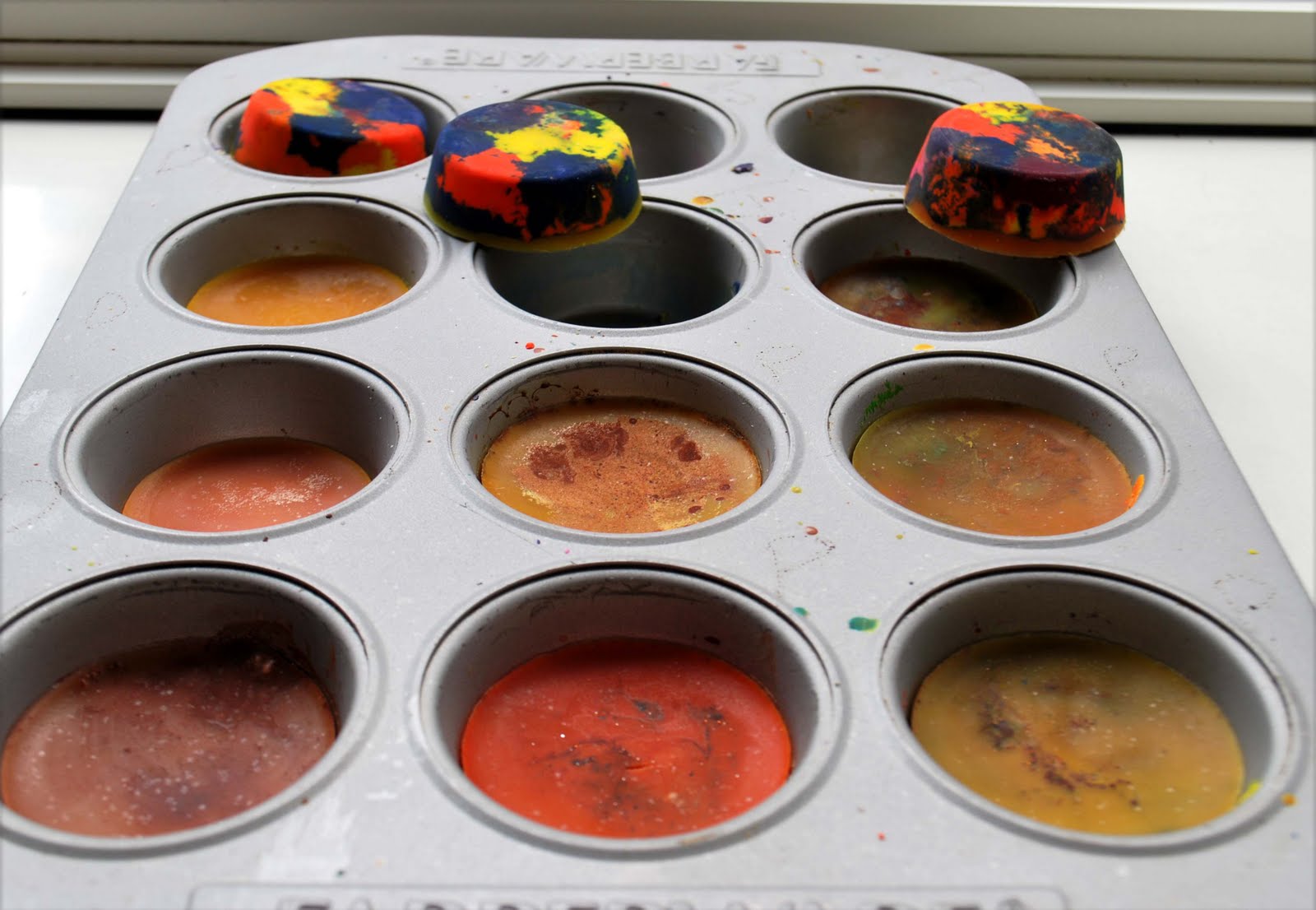 Multi Coloured Muffins