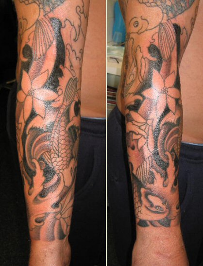 Flower Sleeve Tattoo. flower sleeve tattoo designs