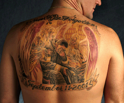 The most common in loving memory tattoo designs are the religious images