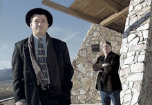 Joaquin with Public Defender, Rich McCauley at the Pyramid Lake Indian Reservation (2000)