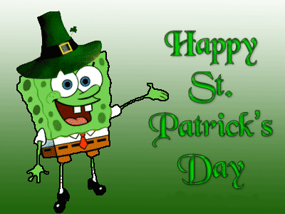 spongebob leprechaun