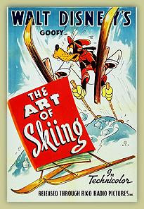 Goofy Skiing Cartoon