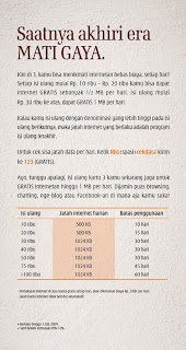 three gratis internet