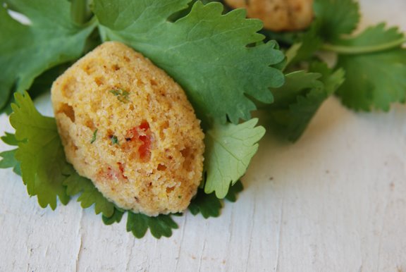 Savory Corn and Pepper Muffins