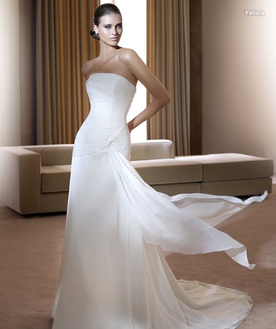 todo sobre bodas: vestido de novia fabula pronovias 2011 colecciÓn
