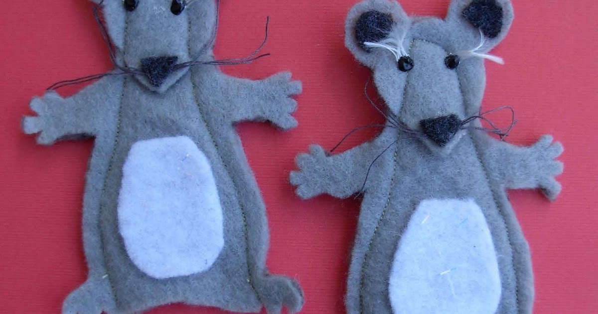 Crack of Dawn Crafts Oh, Rats! Felt Finger Puppets