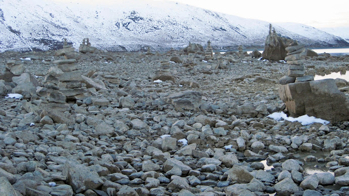 Les cairns (pas moyen de se perdre)