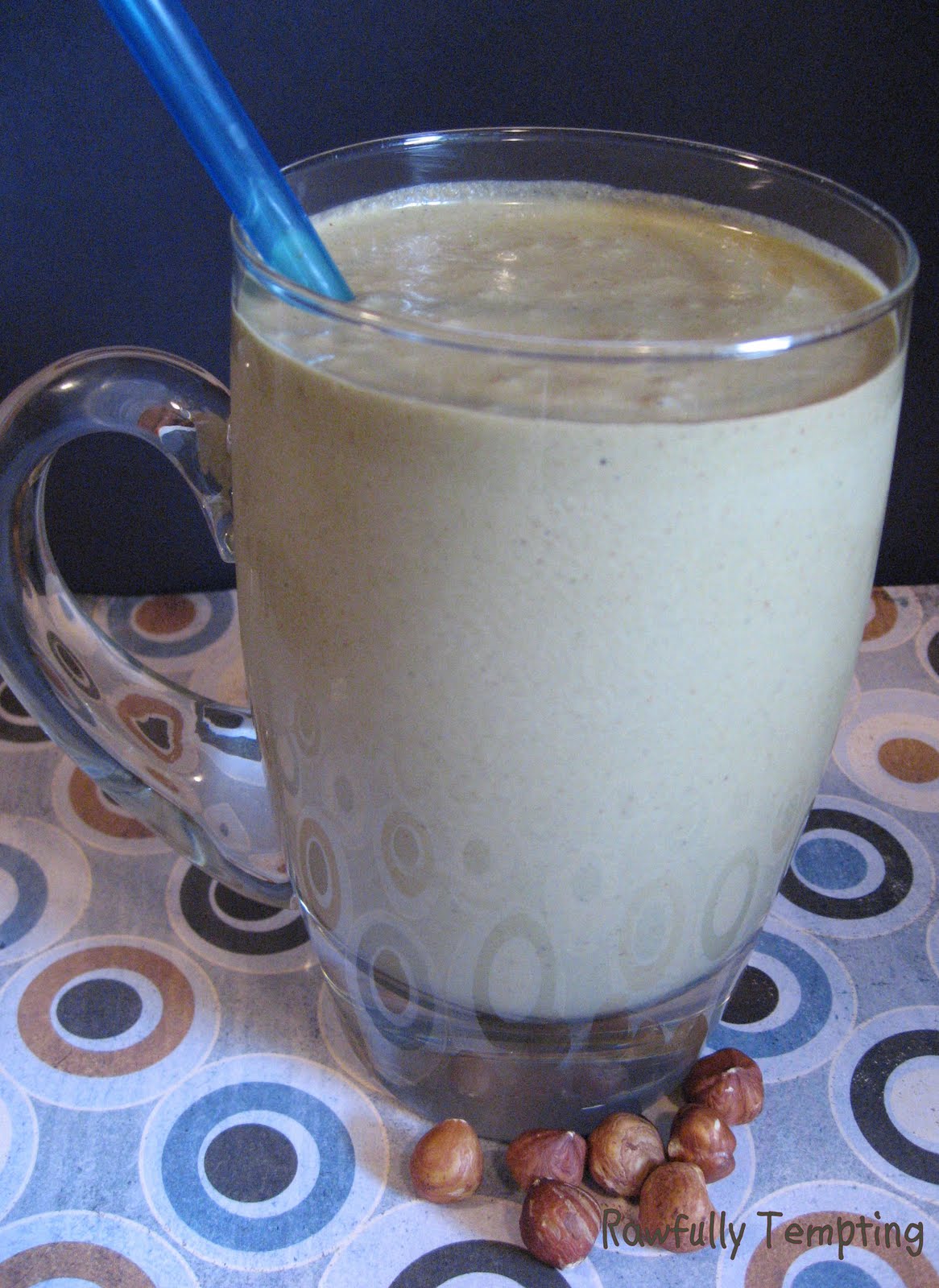 A really yummy smoothie. A little lighter on the greens, but they're still in there...so