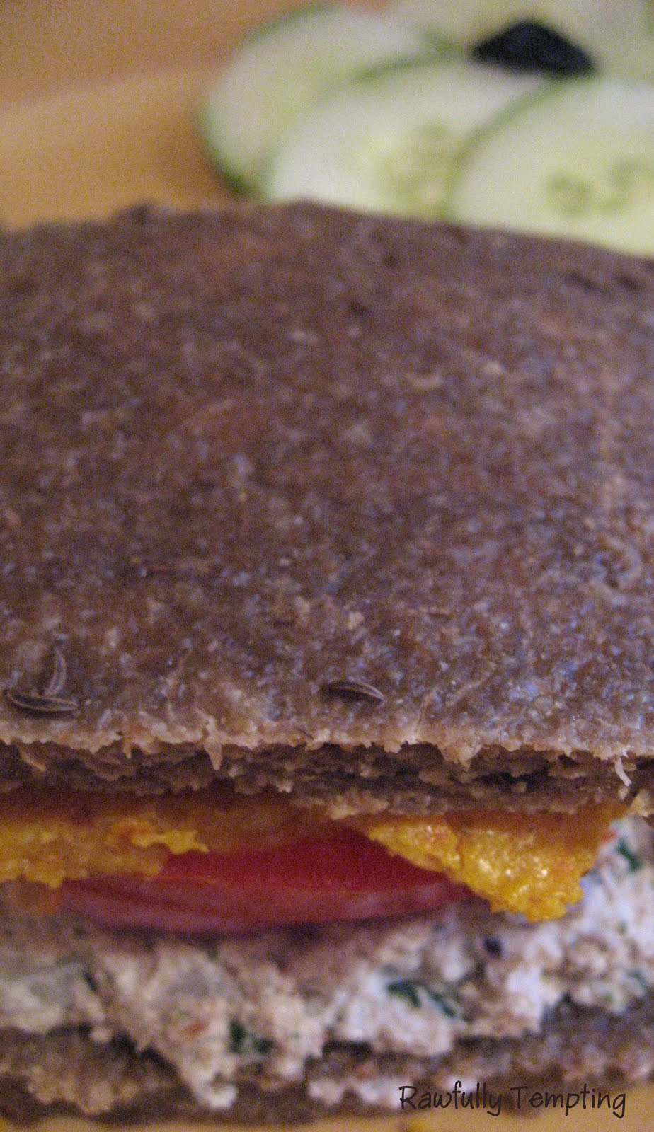 Cheddar Cheeze recipe is HERE . "Rye" Bread is in the Raw Recipe