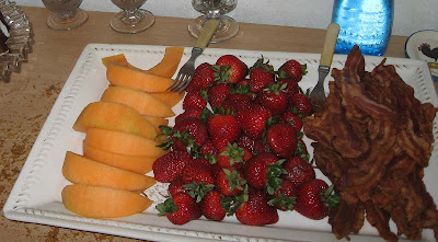 DivasoftheDirt bacon and fruit