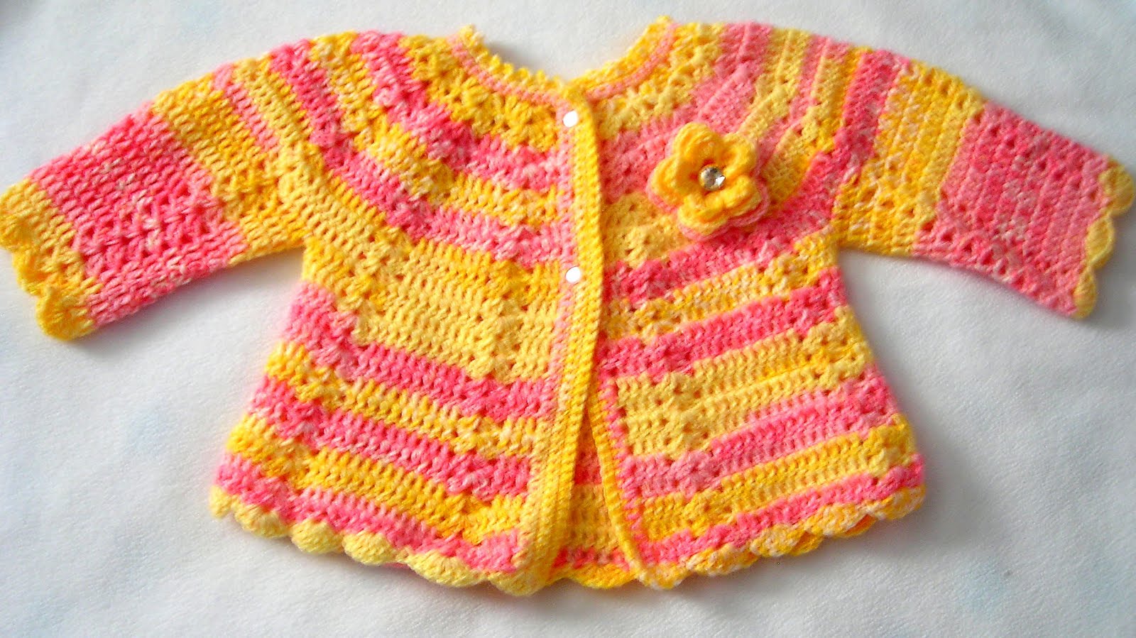 Crafts and Crocheting: Crocheted Baby Sweaters