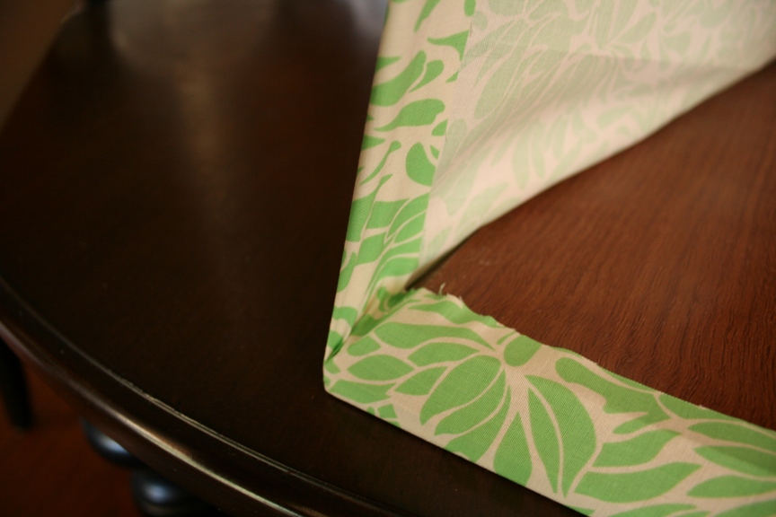 Cantaloupe Corner Fabric Covered Shelf Tutorial