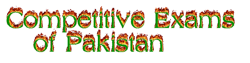 Competitive Exams of Pakistan