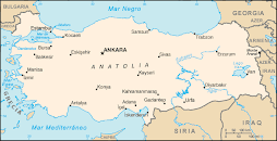 Mapa de Turquía