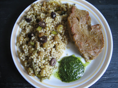 pesto seitan