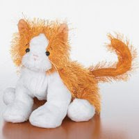 gold and white cat retired webkinz