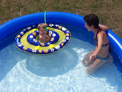 Our backyard pool- summer 2007