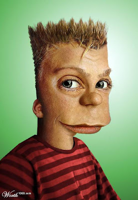 Famosas caricaturas y anime fotos en la vida real.