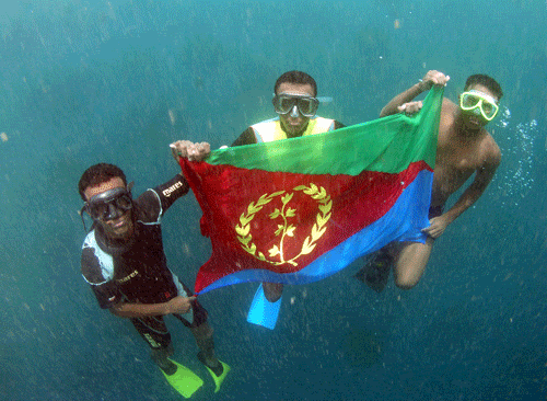 Flag Eritrea