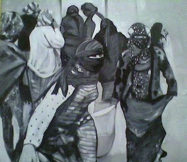 Obra do pintor Saharaui FADILI YESLEM