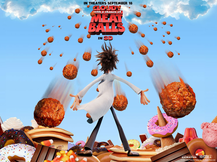 cloudy with meatballs!