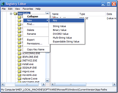 Registry Editor Registry Editor