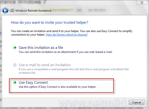 Cara Menggunakan Windows 7 Remote Assistance Use Easy Connect Cara Menggunakan Windows 7 Remote Assistance