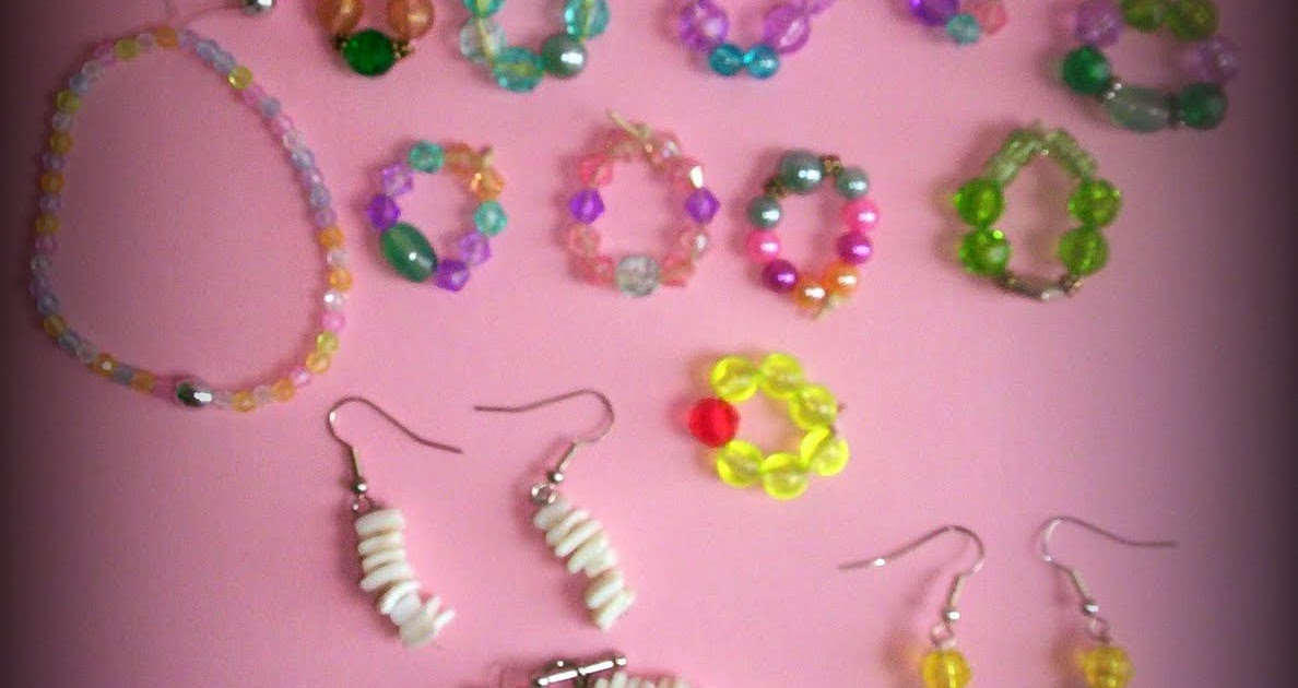 Creative Itch {Cute Jewelry made by my 10yearold!}